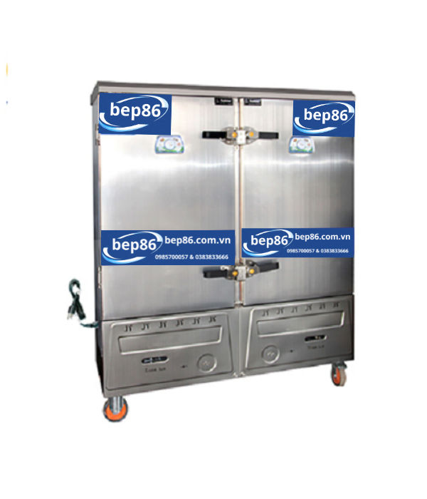 Tủ Nấu Cơm Điện Gas Có Điều Khiển 24 Khay