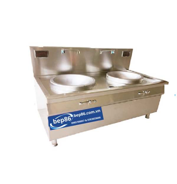 Bếp Từ Công Nghiệp Đôi 15 Kw Liền Chảo