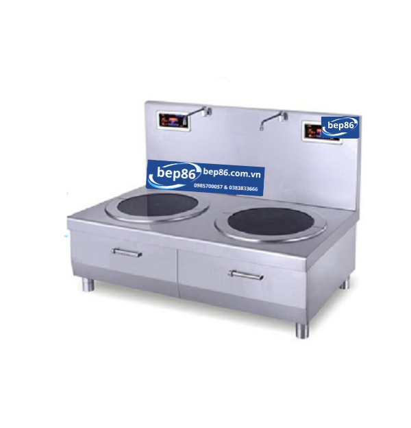 Bếp Từ Công Nghiệp Đôi 15kw Mặt Phẳng