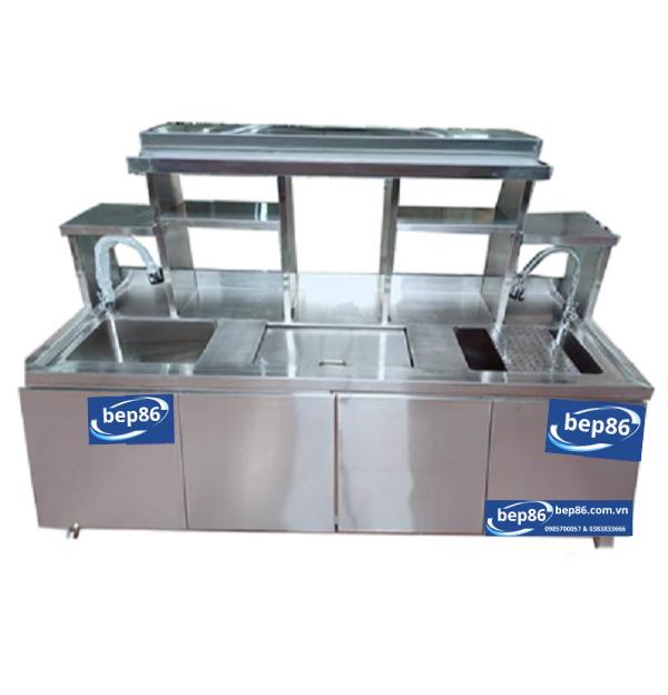Quầy Pha Chế Inox 2m