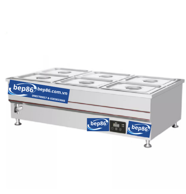Tủ Giữ Nóng Thức Ăn 6 Khay Để Bàn