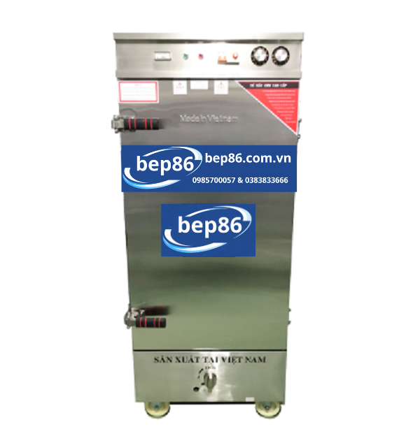 Tủ Nấu Cơm Điện Gas Có Điều Khiển 12 Khay