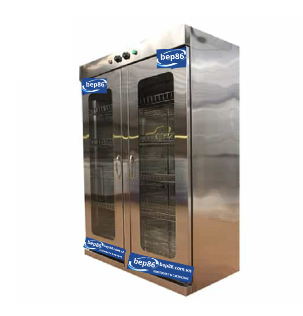 Tủ Sấy Bát Công Nghiệp 1200L 2 Lớp Bóng Sấy