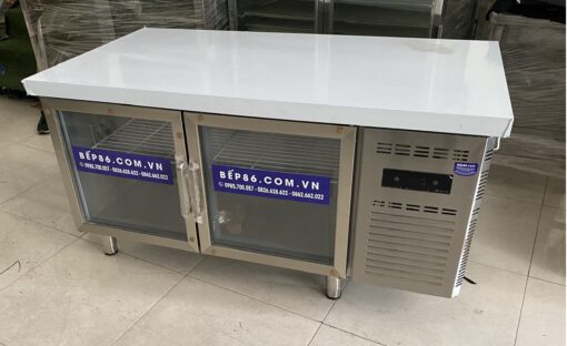 Bàn Lạnh 2 Cánh Kính 1.5m