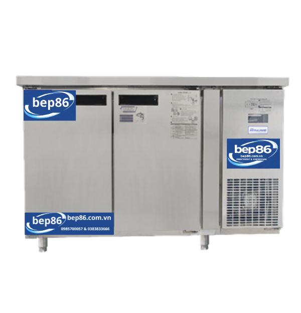 Tủ bàn đông quạt gió 2 cánh mở inox 1500x600x850