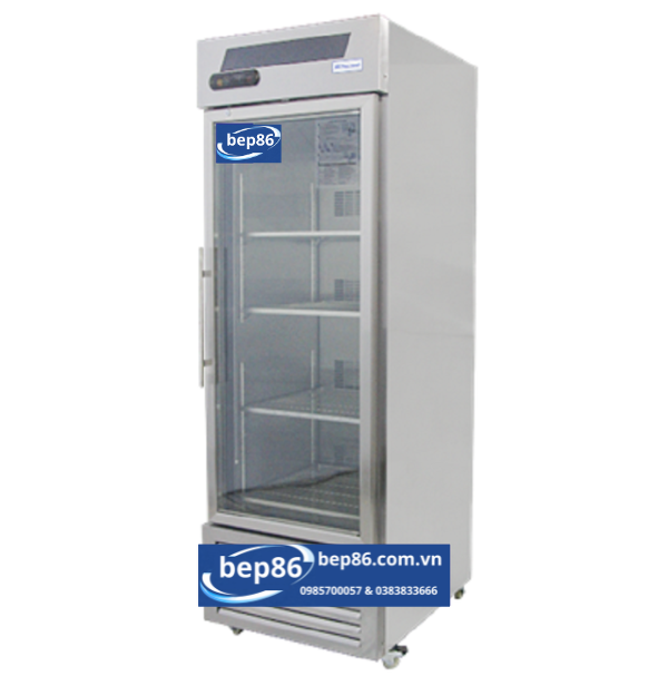 Tủ đông đứng quạt gió 1 cánh kính 500L