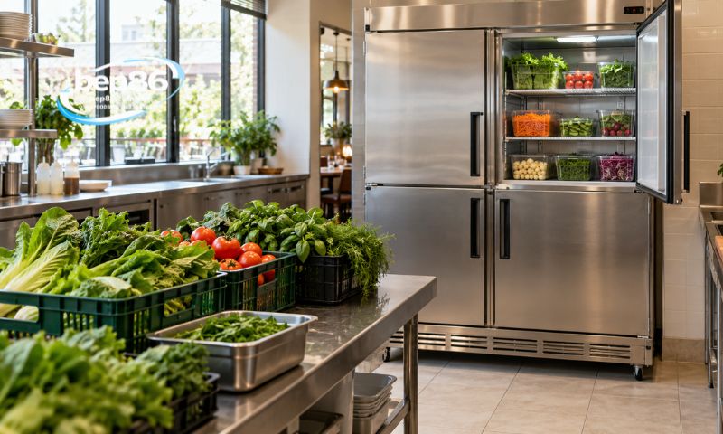 Chọn tủ đông mát 4 cánh cho bếp nhà hàng