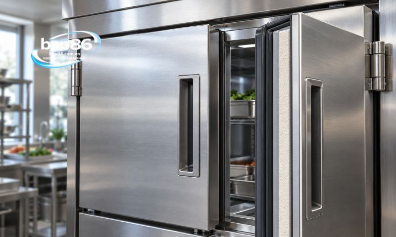 Giá tủ đông mát 4 cánh công nghiệp