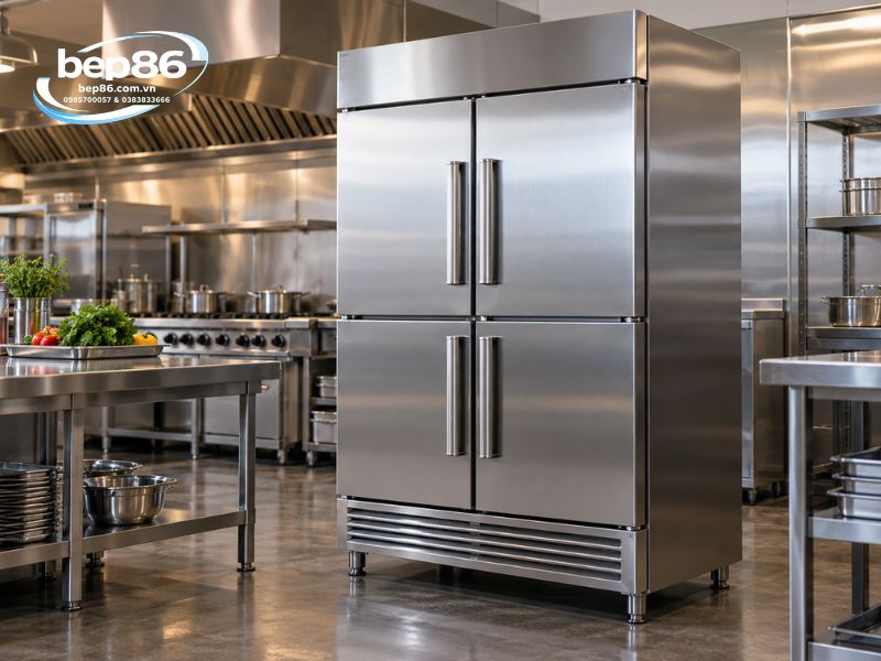 Tủ đông 4 cánh 2 chế độ khác gì tủ đông mát hai ngăn
